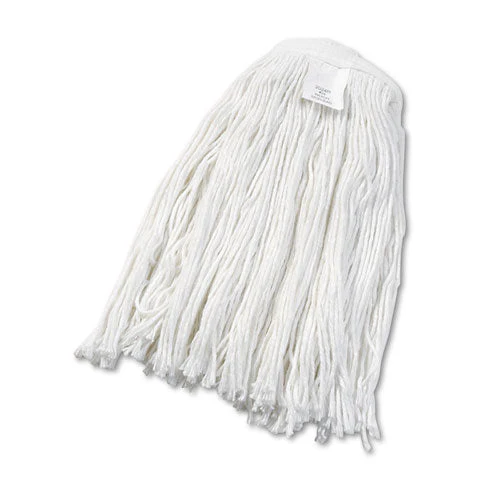 Cut-end Wet Mop Head, Rayon, No. 24, White - Image 1