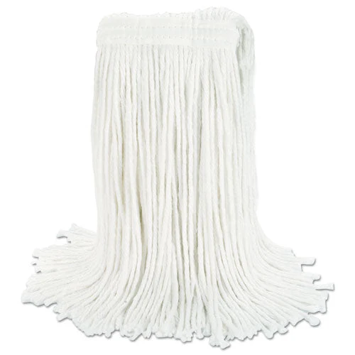 Cut-end Wet Mop Head, Rayon, No. 24, White - Image 2
