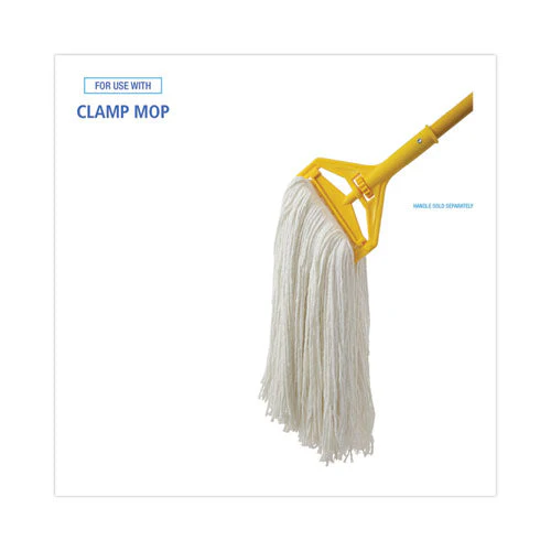 Cut-end Wet Mop Head, Rayon, No. 32, White - Image 2