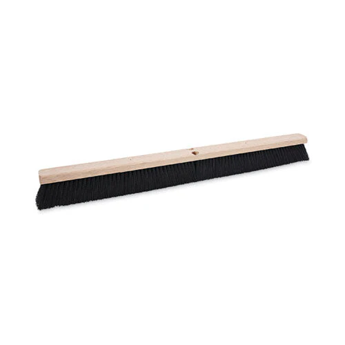 Floor Brush Head, 3" Black Polypropylene Bristles, 36" Brush - Image 1