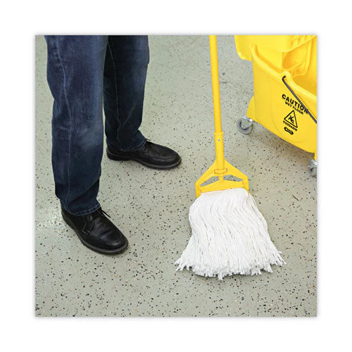 Premium Cut-end Wet Mop Heads, Rayon, 16oz, White, 12/carton - Image 2