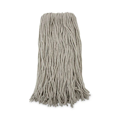 Premium Cut-end Wet Mop Heads, Cotton, 20oz, White, 12/carton - Image 1