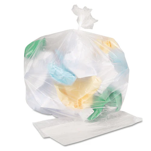 High Density Can Liners, 16 Gal, 7 Mic, 24" X 31", Natural, 50 Bags/roll, 20 Rolls/carton - Image 3