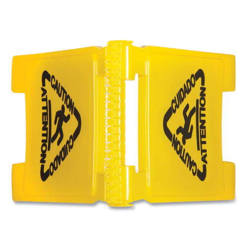 Site Safety Wet Floor Sign, 2-sided, 10 X 2 X 26, Yellow - Image 3