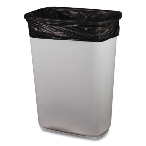 Linear Low Density Can Liners, 23 Gal, 0.9 Mil, 28 X 45, Black, 25 Bags/roll, 8 Rolls/carton - Image 3