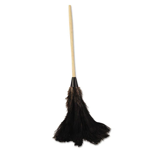 Professional Ostrich Feather Duster, 16" Handle - Image 1