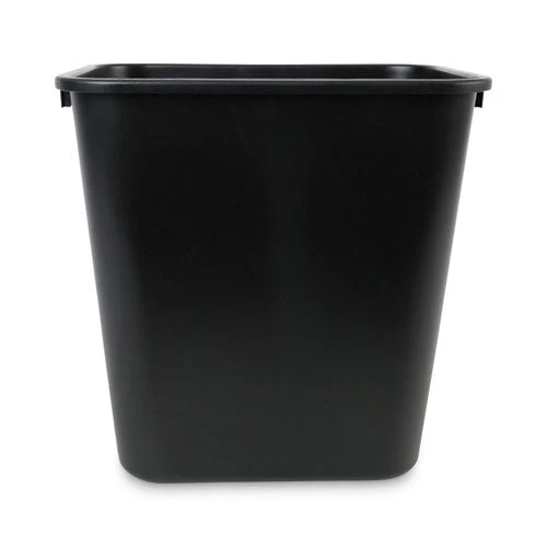 Soft-sided Wastebasket, 28 Qt, Plastic, Black - Image 2