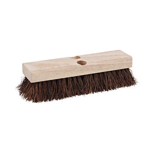 Deck Brush Head, 2" Brown Palmyra Bristles, 10" Brush - Image 1