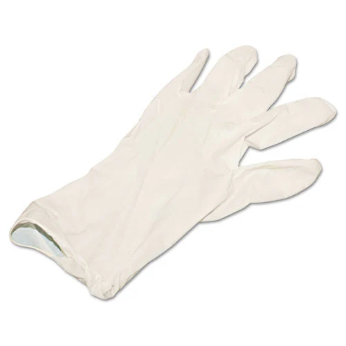 Powder-free Synthetic Vinyl Gloves, Large, Beige, 4 Mil, 100/box - Image 2