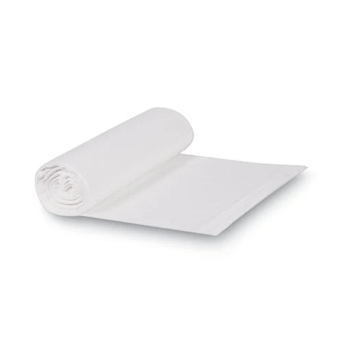 High Density Can Liners, 33 Gal, 13 Mic, 33" X 39", Natural, 25 Bags/roll, 10 Rolls/carton - Image 3