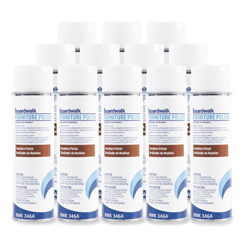 Furniture Polish, Lemon, 19 Oz Aerosol Spray, 12/carton - Image 1