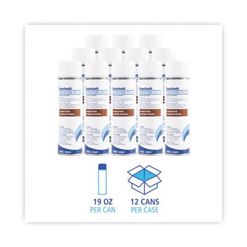Furniture Polish, Lemon, 19 Oz Aerosol Spray, 12/carton - Image 3