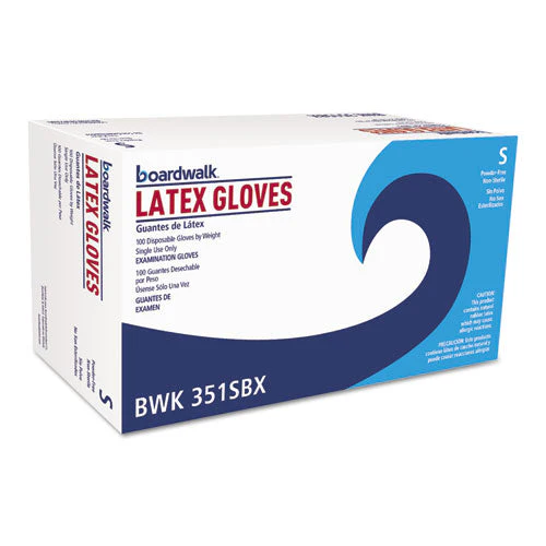 Powder-free Latex Exam Gloves, Small, Natural, 4 4/5 Mil, 1,000/carton - Image 2
