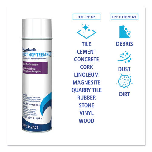 Dust Mop Treatment, Pine Scent, 17 Oz Aerosol Spray, 12/carton - Image 3