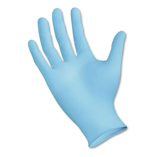 Disposable Examination Nitrile Gloves, X-large, Blue, 5 Mil, 100/box - Image 1