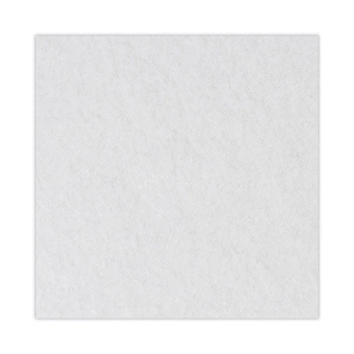 Polishing Floor Pads, 12" Diameter, White, 5/carton - Image 3