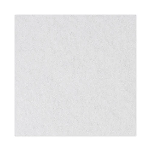 Polishing Floor Pads, 14" Diameter, White, 5/carton - Image 2