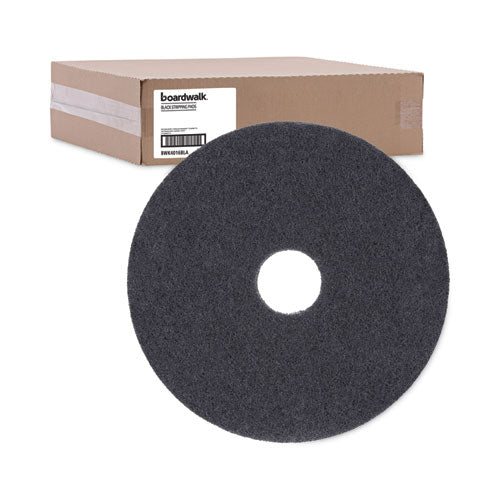 Stripping Floor Pads, 16" Diameter, Black, 5/carton - Image 2