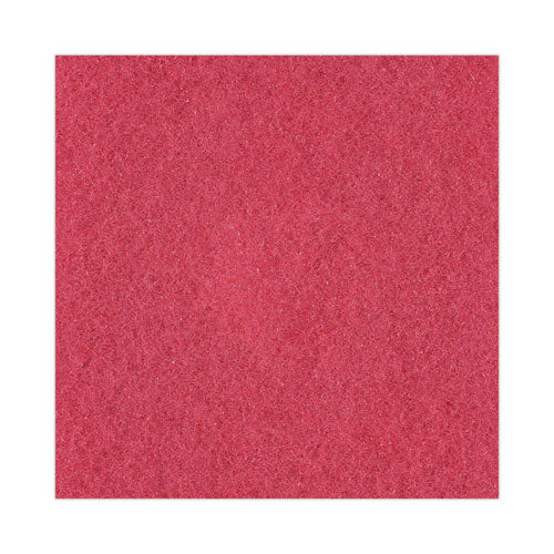 Buffing Floor Pads, 16" Diameter, Red, 5/carton - Image 3