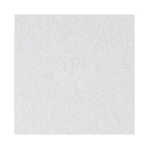 Polishing Floor Pads, 16" Diameter, White, 5/carton - Image 3