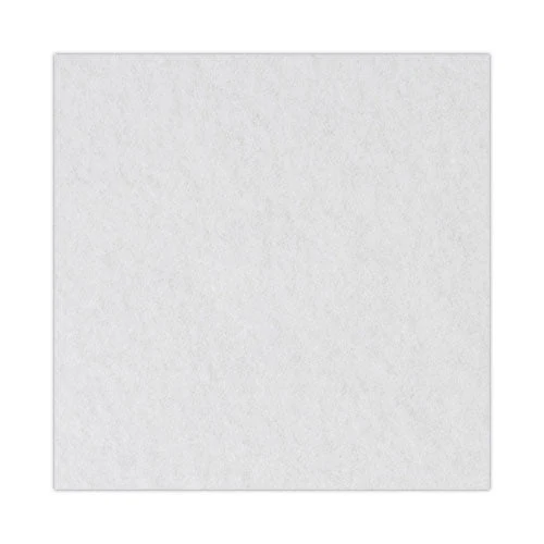 Polishing Floor Pads, 18" Diameter, White, 5/carton - Image 3