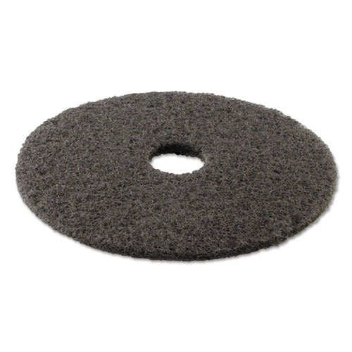 High Performance Stripping Floor Pads, 19" Diameter, Black, 5/carton - Image 2