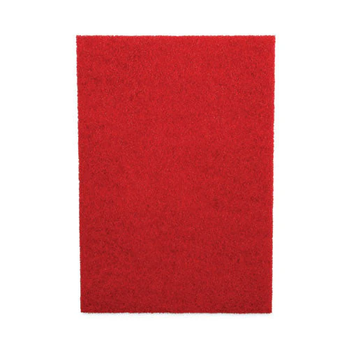 Buffing Floor Pads, 20 X 14, Red, 10/carton - Image 1