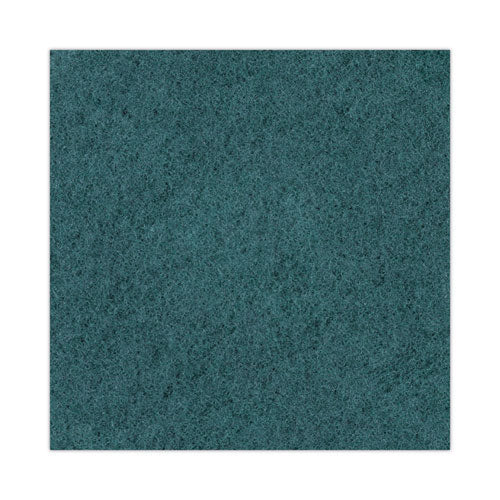 Heavy-duty Scrubbing Floor Pads, 20" Diameter, Green, 5/carton - Image 2