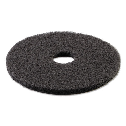 Stripping Floor Pads, 21" Diameter, Black, 5/carton - Image 2