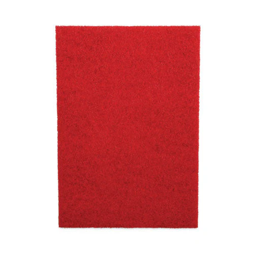 Buffing Floor Pads, 28 X 14, Red, 10/carton - Image 1