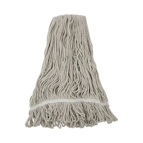 Mop Head, Loop Web/tailband, Value Standard, Cotton, No. 32, White, 12/carton - Image 1
