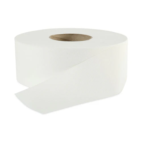 Jumbo Roll Bathroom Tissue, Septic Safe, 2-ply, White, 3.2" X 525 Ft, 12 Rolls/carton - Image 1
