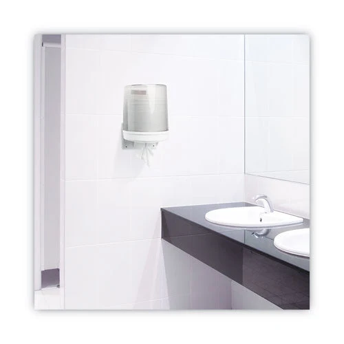 Center-pull Roll Towels, 2-ply, 7.6 X 8.9, White, 600/roll, 6/carton - Image 2