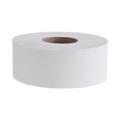 Jumbo Roll Bathroom Tissue, Septic Safe, 2-ply, White, 3.4" X 1,000 Ft, 12 Rolls/carton - Image 1