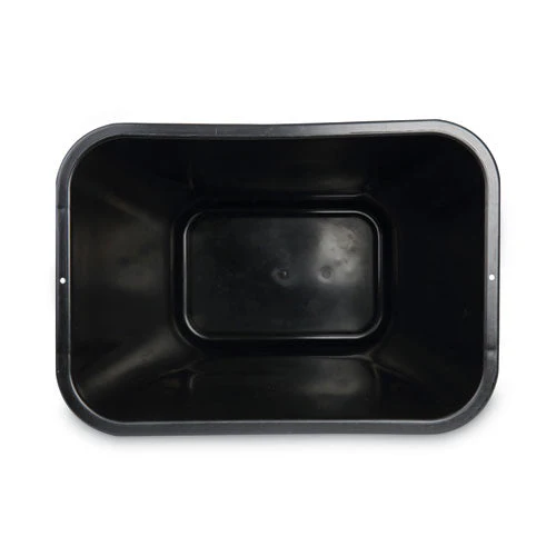 Soft-sided Wastebasket, 41 Qt, Plastic, Black - Image 2