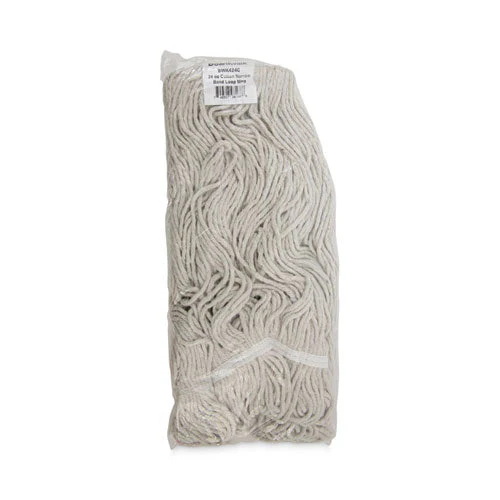 Pro Loop Web/tailband Wet Mop Head, Cotton, 24oz, White - Image 3