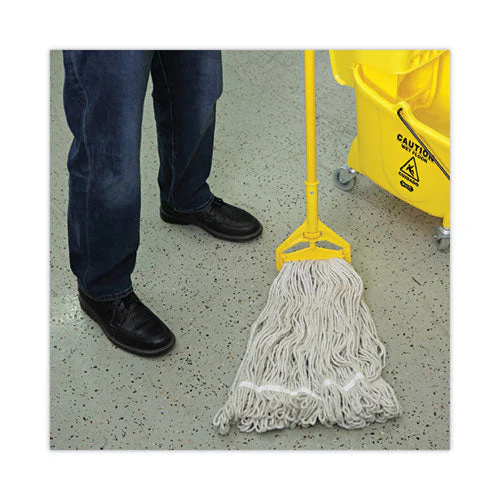 Pro Loop Web/tailband Wet Mop Head, Cotton, 24oz, White - Image 2