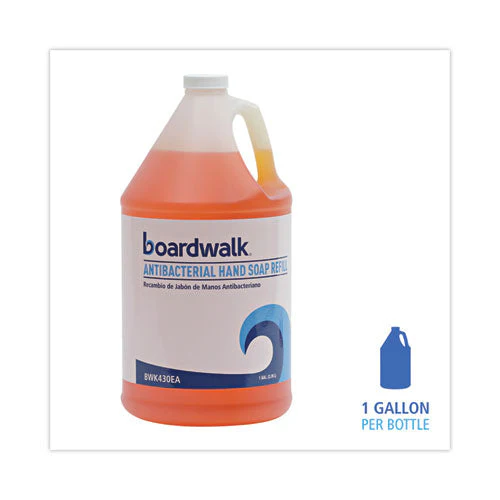 Antibacterial Liquid Soap, Clean Scent, 1 Gal Bottle - Image 2