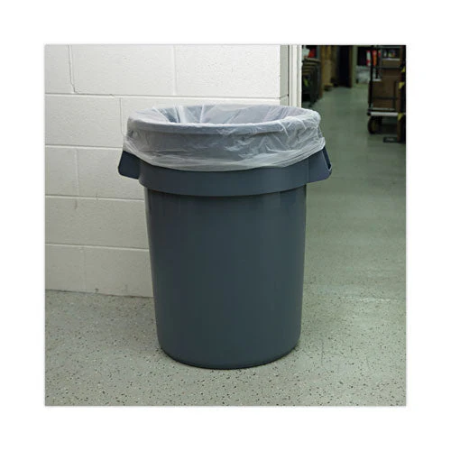 High-density Can Liners, 56 Gal, 19 Mic, 43" X 47", Natural, 25 Bags/roll, 6 Rolls/carton - Image 2
