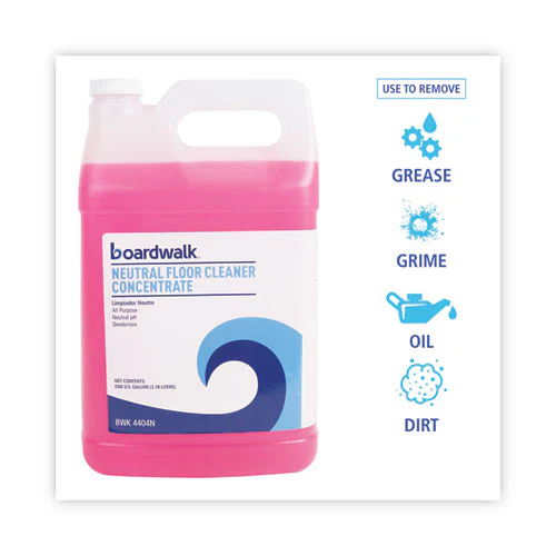 Neutral Floor Cleaner Concentrate, Lemon Scent, 1 Gal Bottle - Image 2