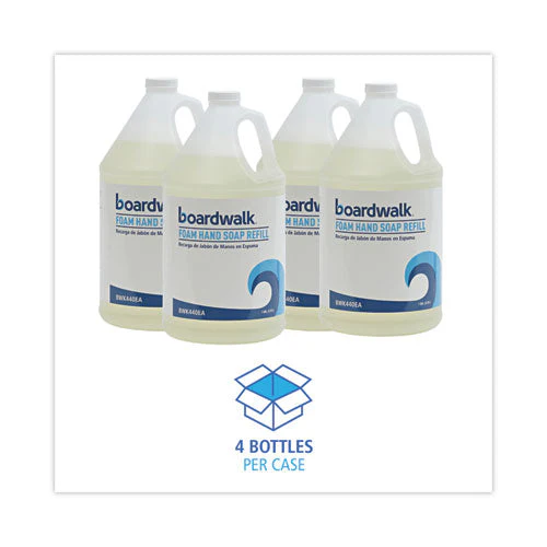 Foaming Hand Soap, Herbal Mint Scent, 1 Gal Bottle, 4/carton - Image 2