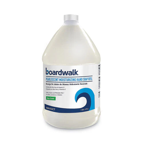Pearlescent Moisturizing Liquid Hand Soap Refill, Aloe Scent, 1 Gal Bottle, 4/carton - Image 1