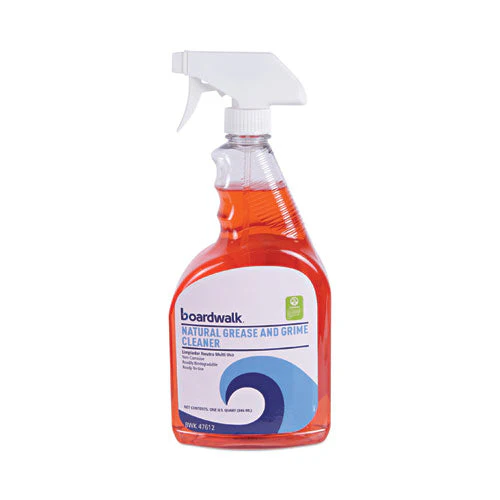 Boardwalk Green Natural Grease And Grime Cleaner, 32 Oz Spray Bottle, 12/carton - Image 1