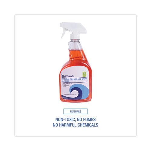 Boardwalk Green Natural Grease And Grime Cleaner, 32 Oz Spray Bottle - Image 2