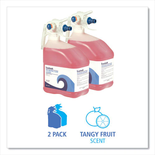 Pdc Neutral Floor Cleaner, Tangy Fruit Scent, 3 Liter Bottle, 2/carton - Image 3