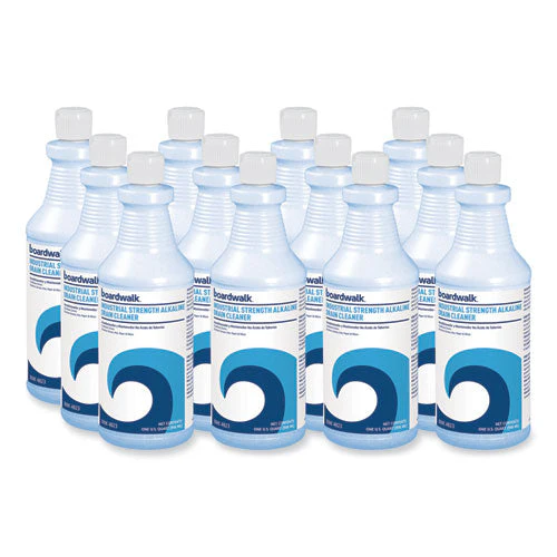 Industrial Strength Alkaline Drain Cleaner, 32 Oz Bottle, 12/carton - Image 1
