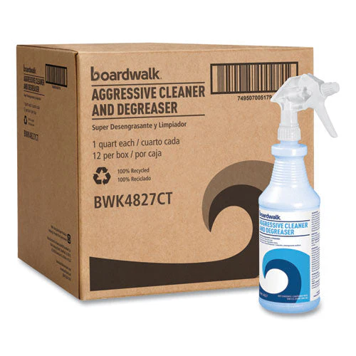 Aggressive Cleaner And Degreaser, Lemon Scent, 32 Oz Bottle, 12/carton - Image 1