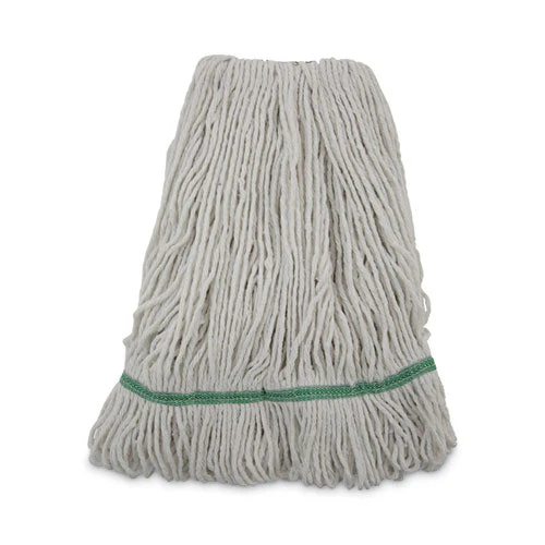 Mop Head, Premium Standard Head, Cotton/rayon Fiber, Medium, White - Image 1