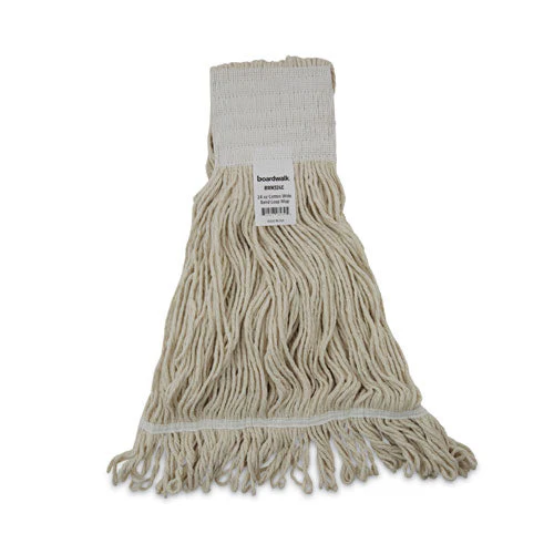 Mop Head, Pro Loop Web/tailband, Premium Saddleback Head, Ctn, 24-oz., Wh, 12/ct - Image 1