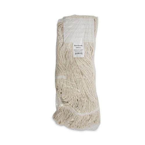 Mop Head, Pro Loop Web/tailband, Premium Saddleback Head, Ctn, 24-oz., Wh, 12/ct - Image 3